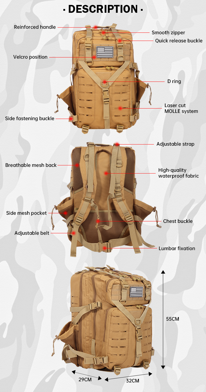 Tactical Backpack MT1146