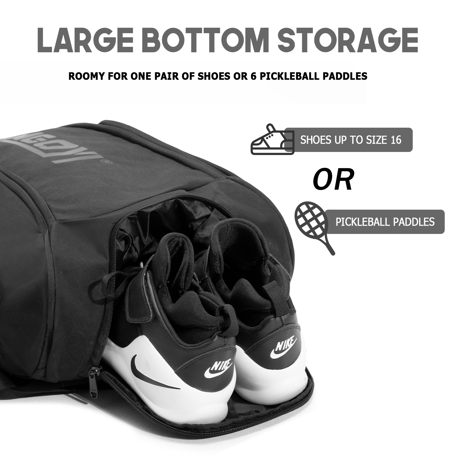 Pickleball Backpack LG-03（Black）