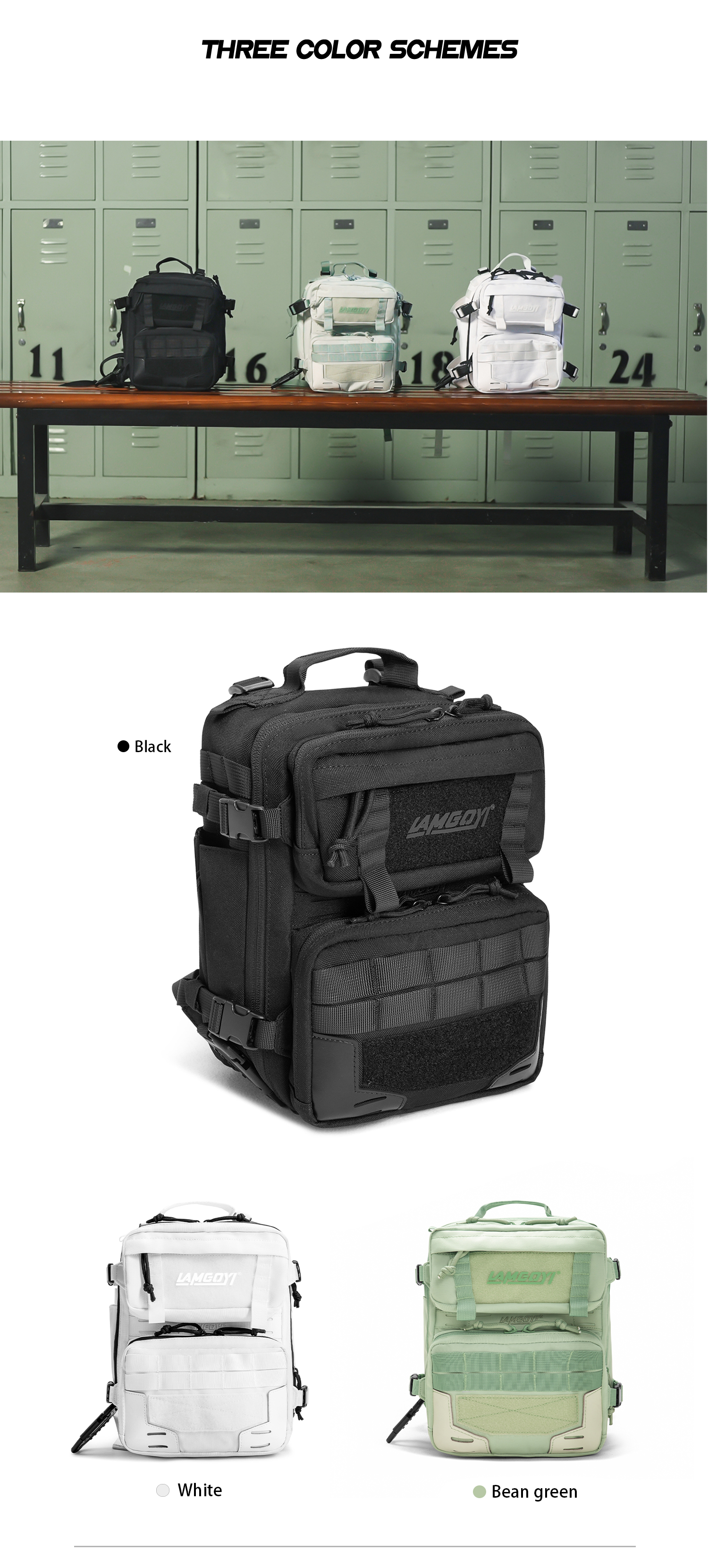 MINI GYM Backpack LG-01（9L Black）