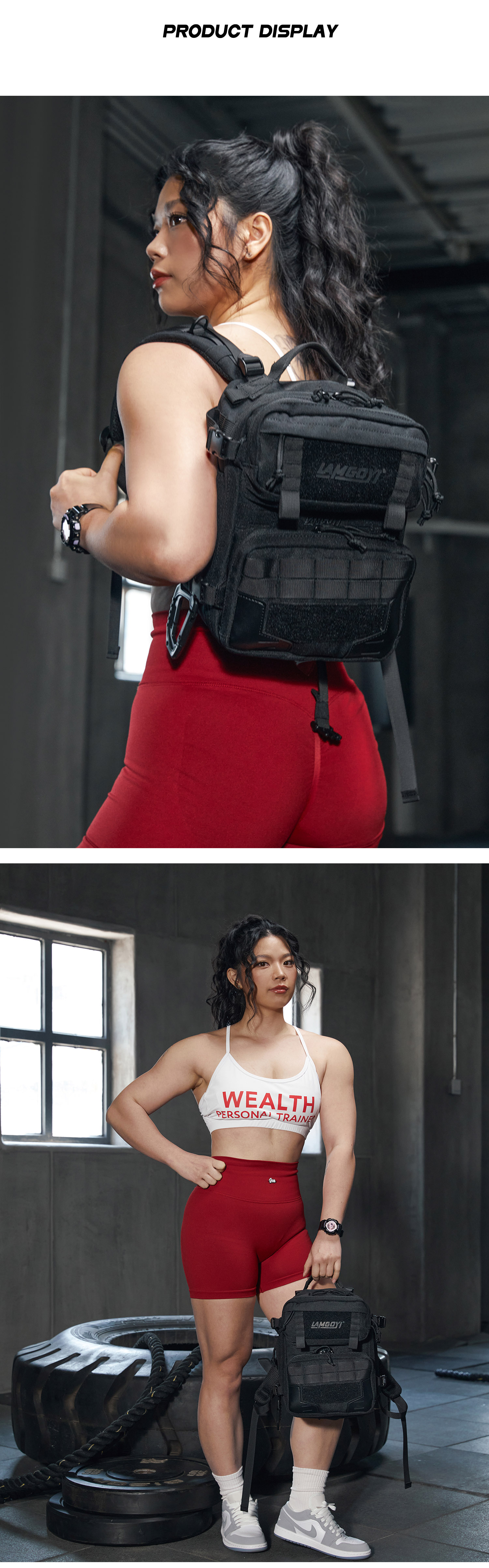 MINI GYM Backpack LG-01（9L Black）