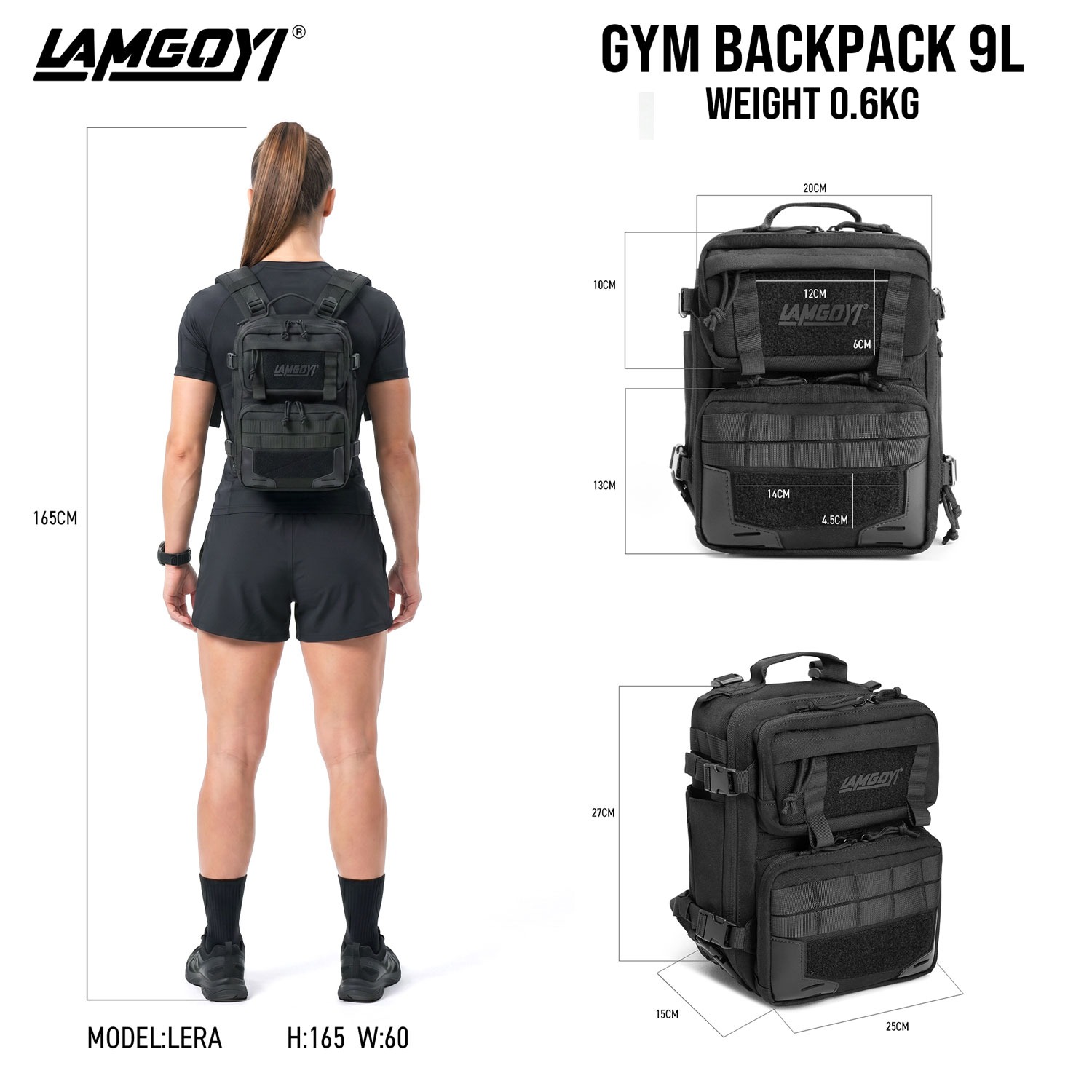MINI GYM Backpack LG-01（9L Bean Green）