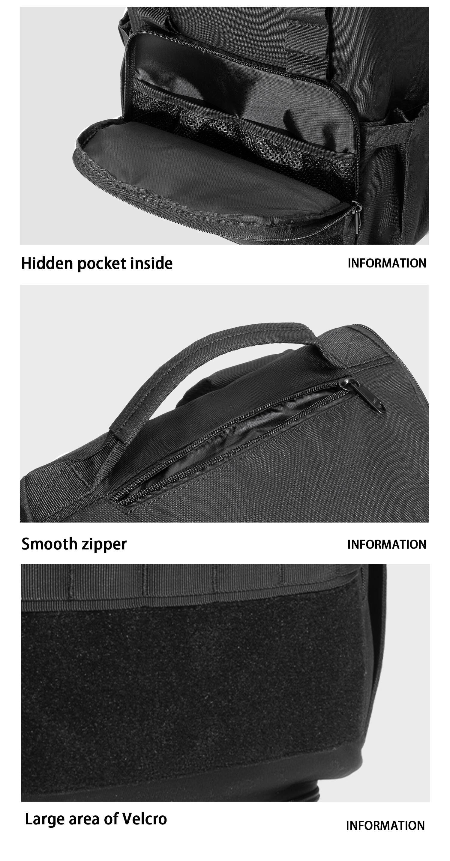GYM Backpack with belt holder LG-06