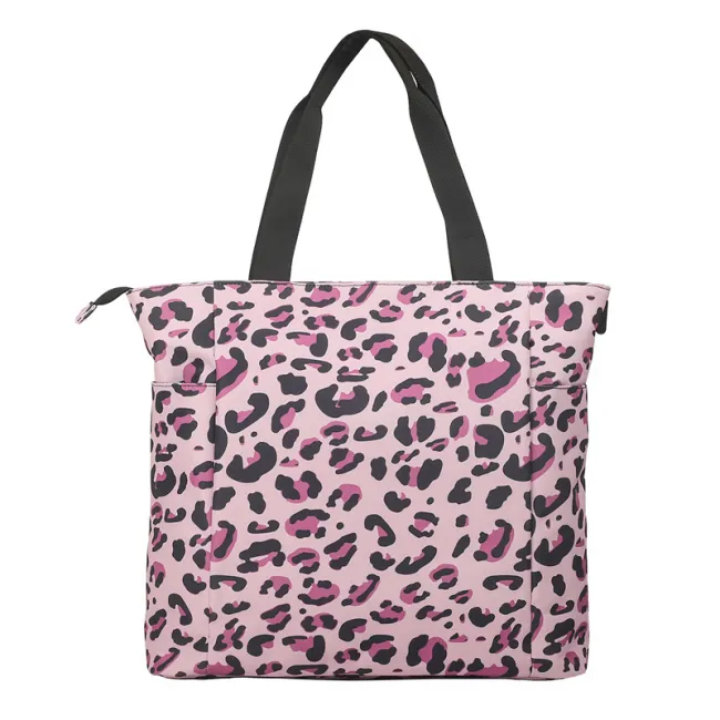 Tote Bag Pink leopard print CA006