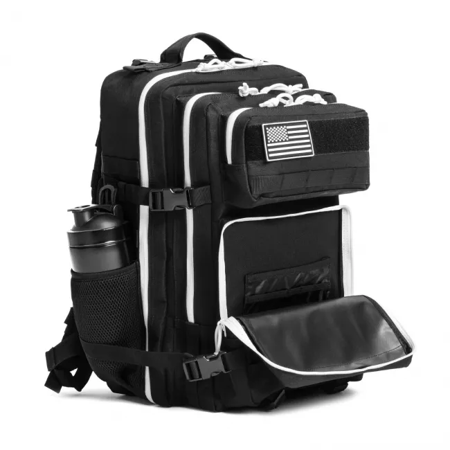GYM Backpack CA001 Black White
