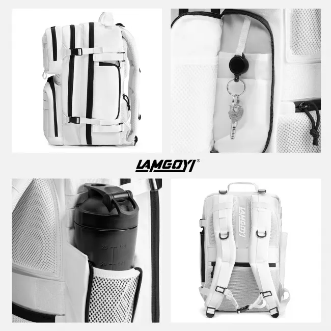 Versatile GYM Backpacks LG-01（White）