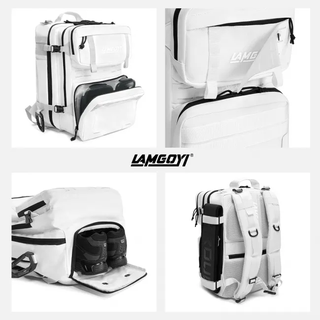 Versatile GYM Backpacks LG-01（White）