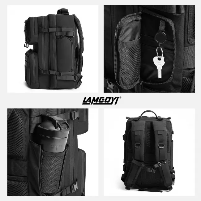Versatile GYM Backpacks LG-01（Black）