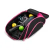 Pickleball Backpack LG-03（Black and Pink）