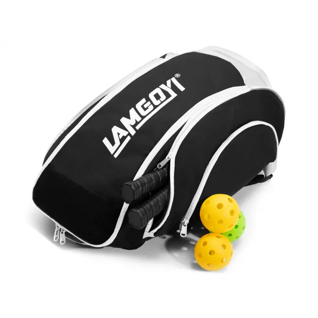 Pickleball Backpack LG-03（White and Black）