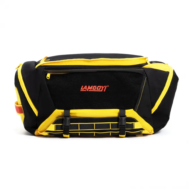 Duffle Bag/Backpack LG-05（Black and Yellow）