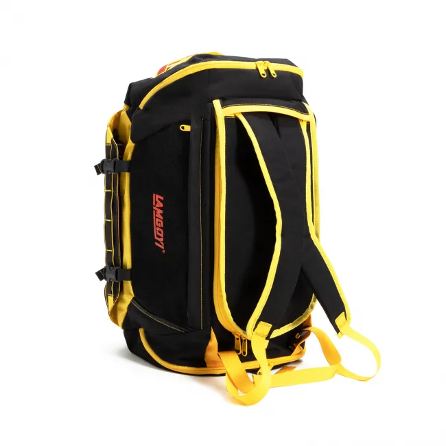 Duffle Bag/Backpack LG-05（Black and Yellow）