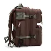 GYM Backpack LG-01（Coffee and Pink）