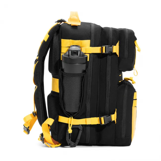 New Design GYM Backpack LG-01（Black and Yellow）