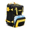 New Design GYM Backpack LG-01（Black and Yellow）
